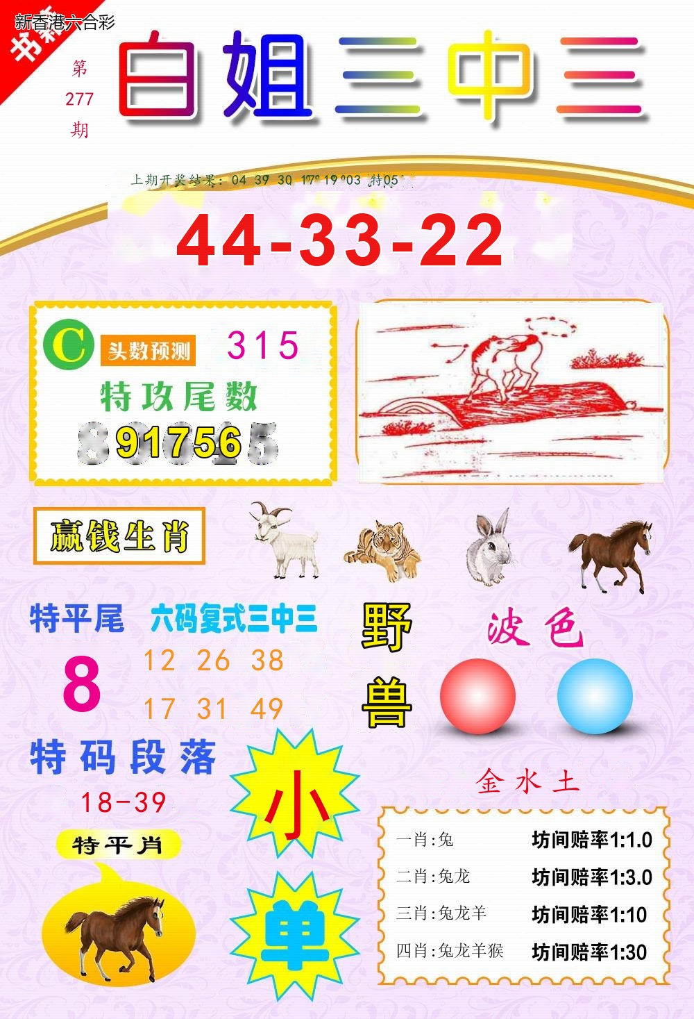 第2026277期精选图库 1256